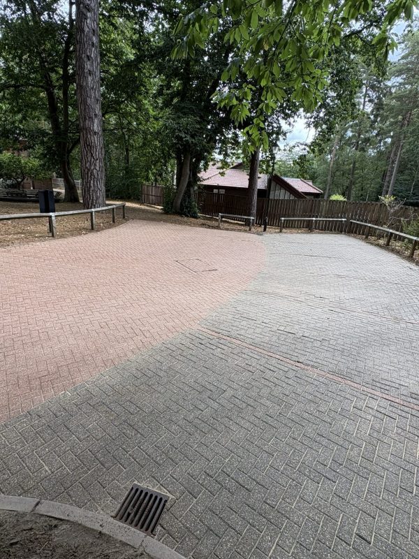 car park cleaned