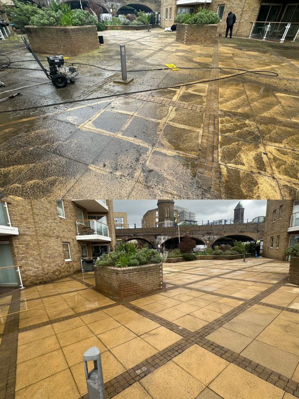 commercial courtyard cleaning london